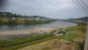 Tag 3 (8) Aussicht auf den Shinano-river beim Phillipinen-Restaurant